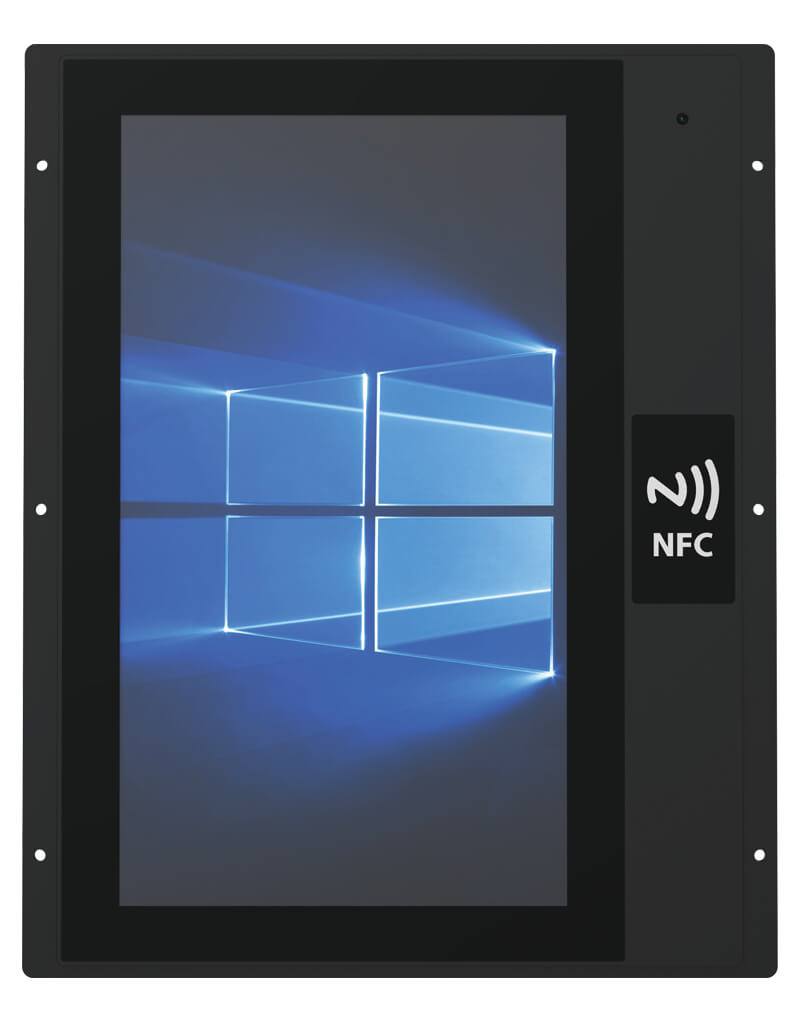 Industrial touch panel PC used in Vehicle indoor & outdoor application.