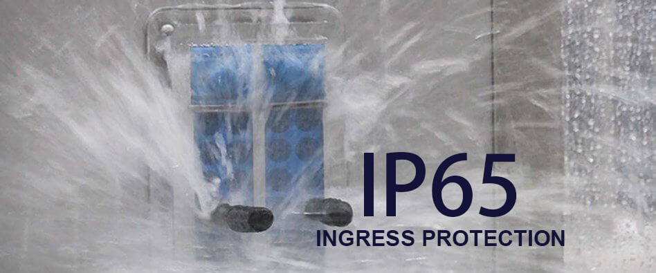 What is the benefits of IP65 protection for a industrial panel PC?