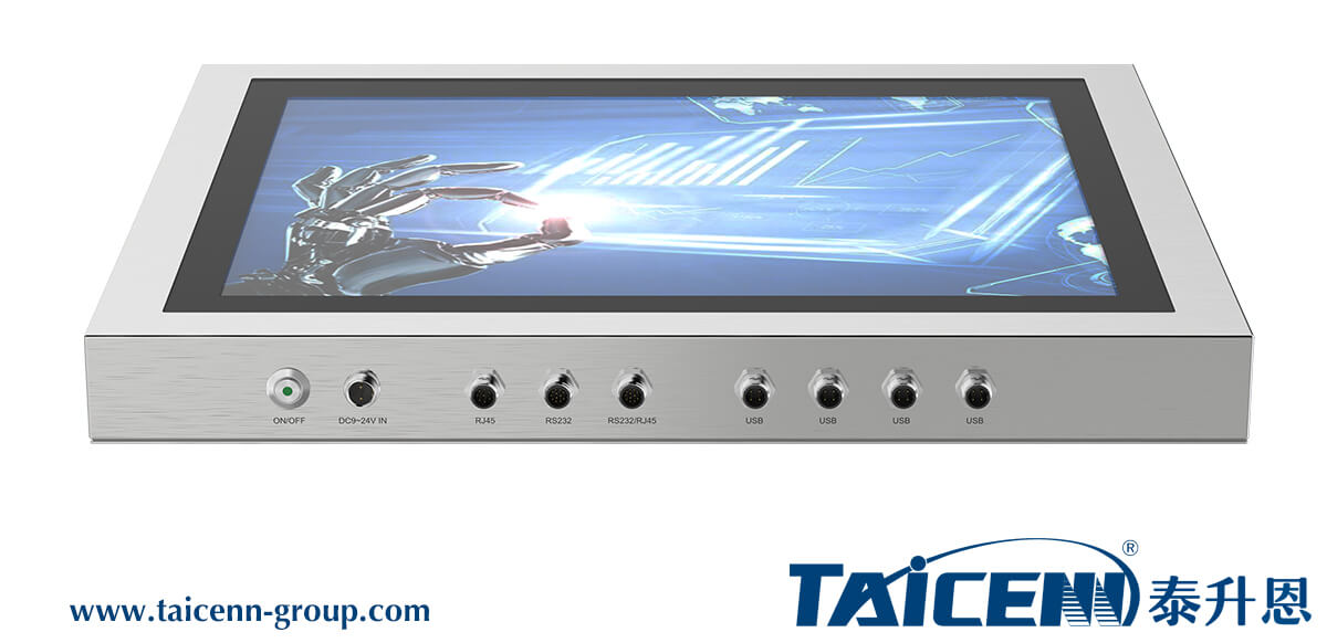 TAICENN re-planned full IP65 stainless steel industrial Panel PC