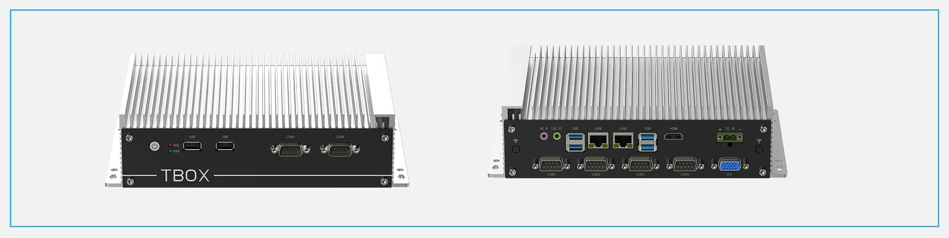 Embedded Fanless box Computer for Water Quality Monitoring System