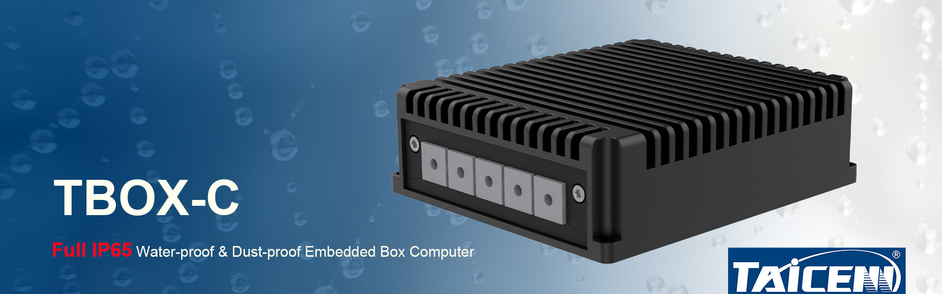 TAICENN newly released TBOX-C series IP65 waterproof and dust-proof industrial computer