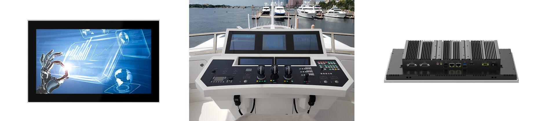 TAICENN HMI Touch Panel using in Smart Yacht application