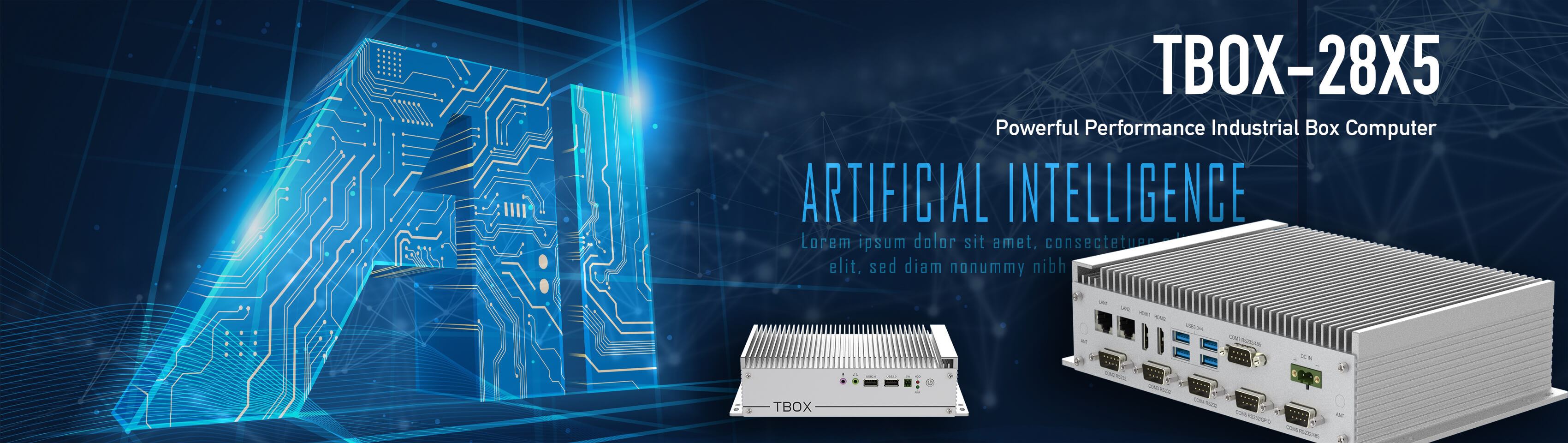 TAICENN introduces industrial fanless embedded computer TBOX-28X5 for factory automation