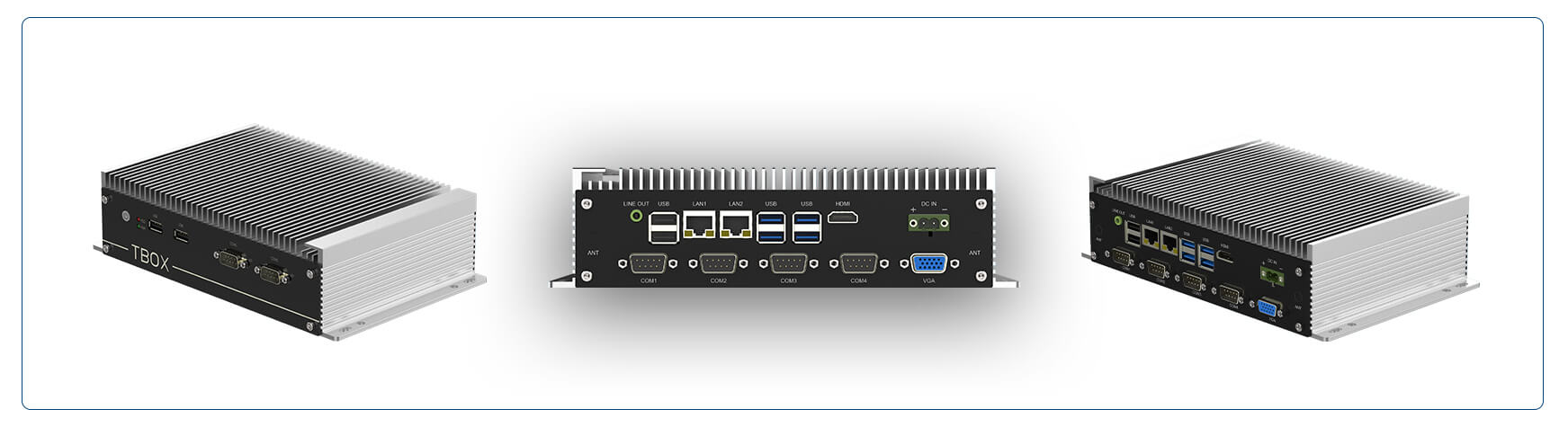 TAICENN industrial Box PCs TBOX-2820 using in the smart parking lot