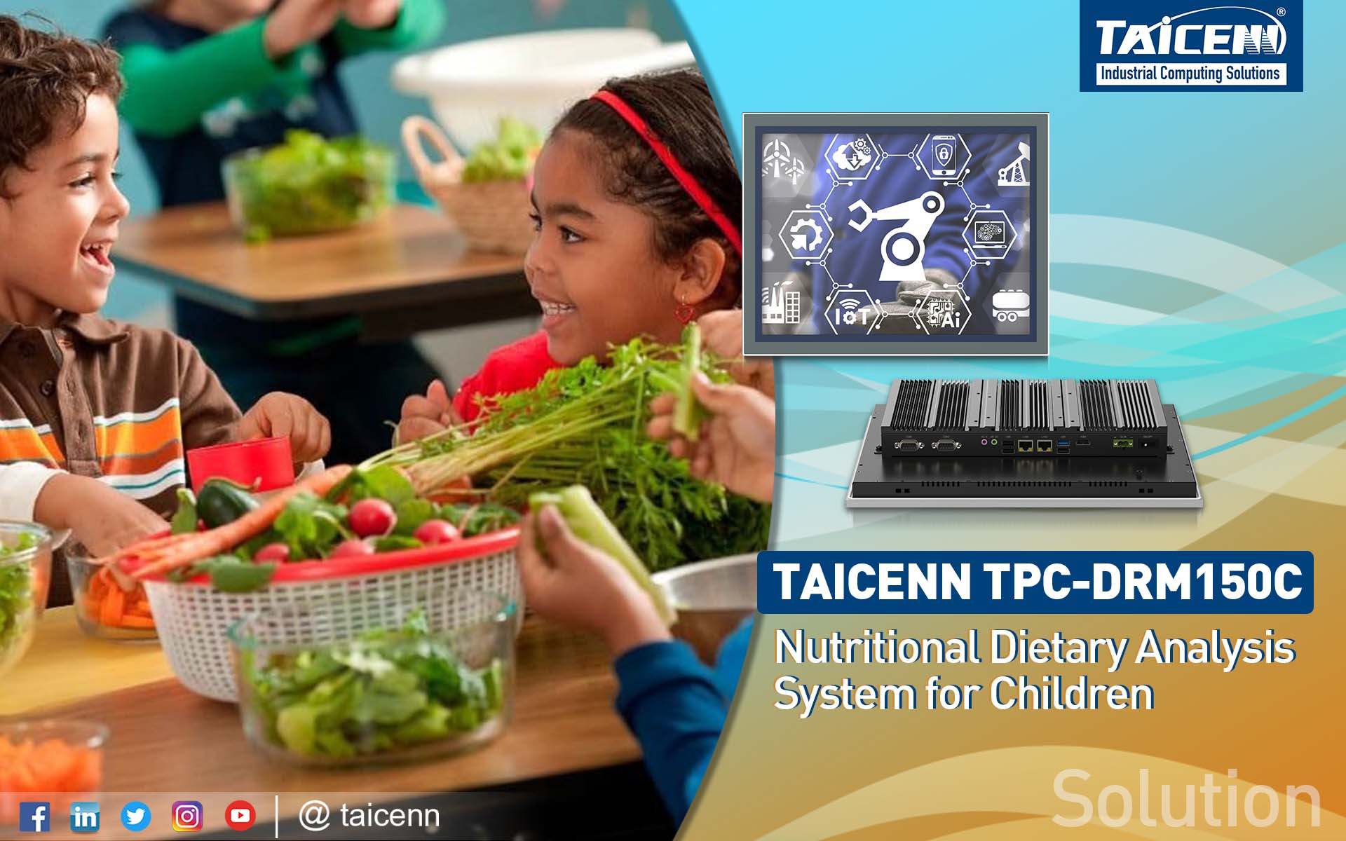 TAICENN TPC-DRM150C in Nutritional Dietary Analysis System for Children