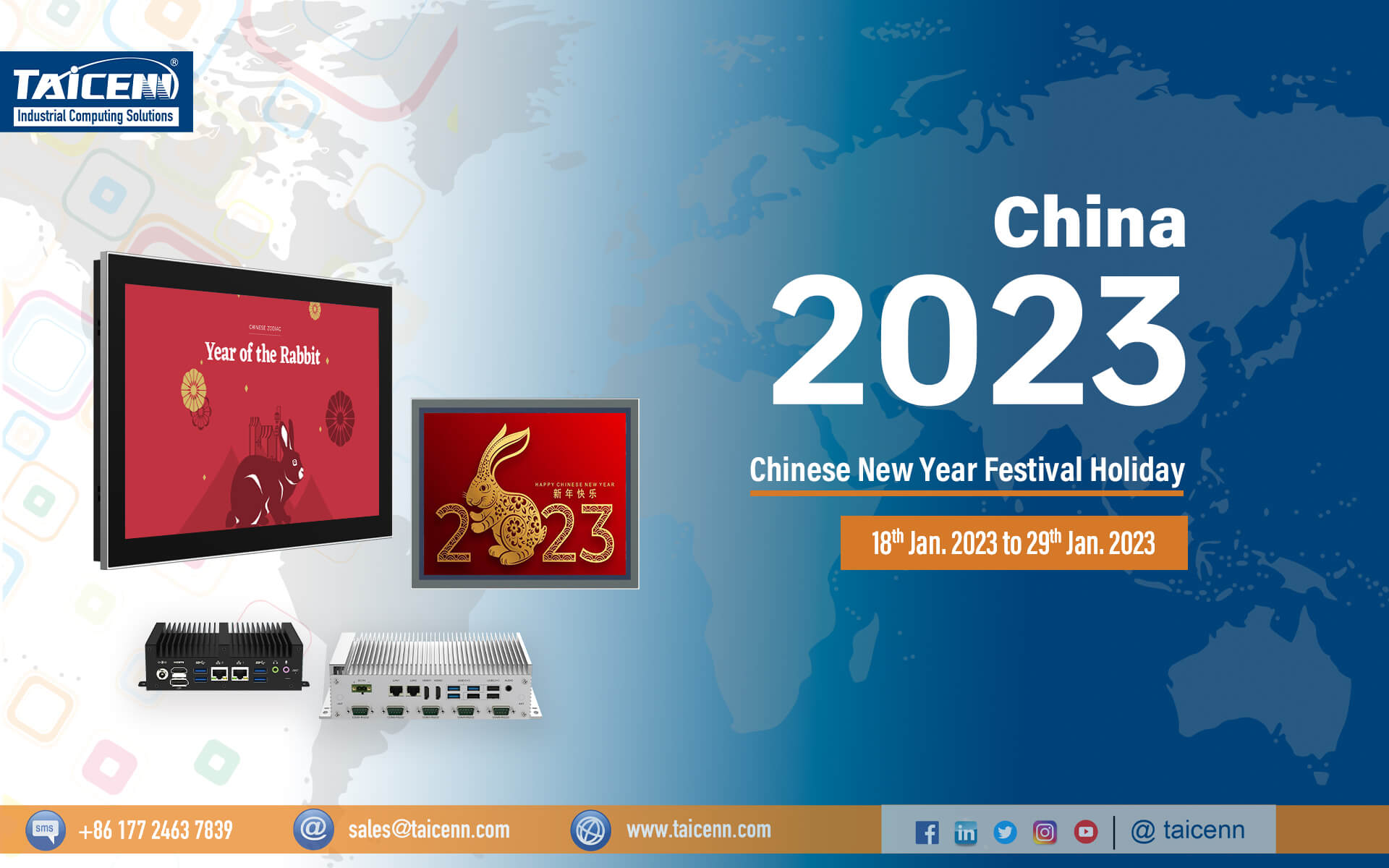 The Notification of Chinese Sprint Festival Holidays in 2023